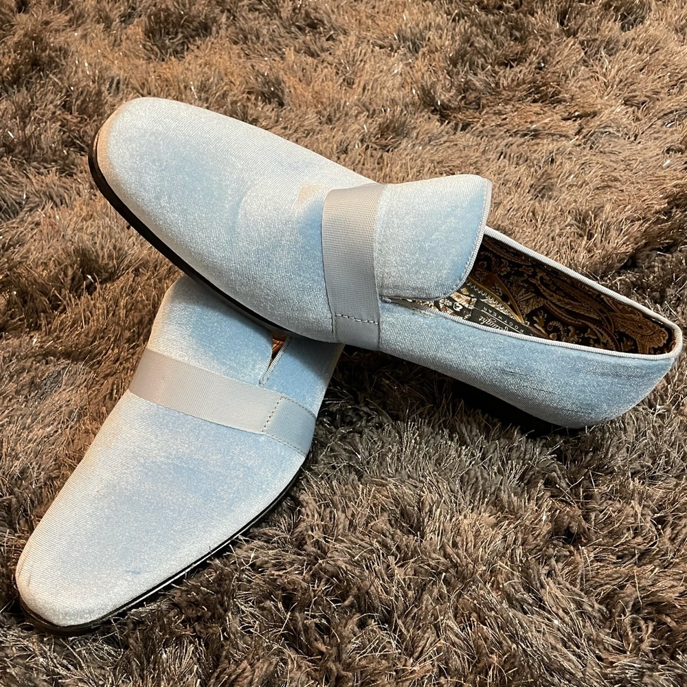 Sky Blue Dress Shoes